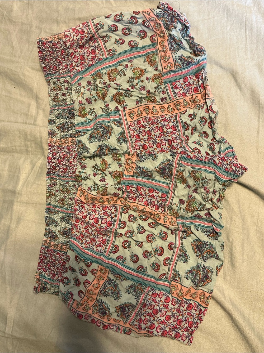 Motherhood Maternity Mint Floral Lounge Shorts